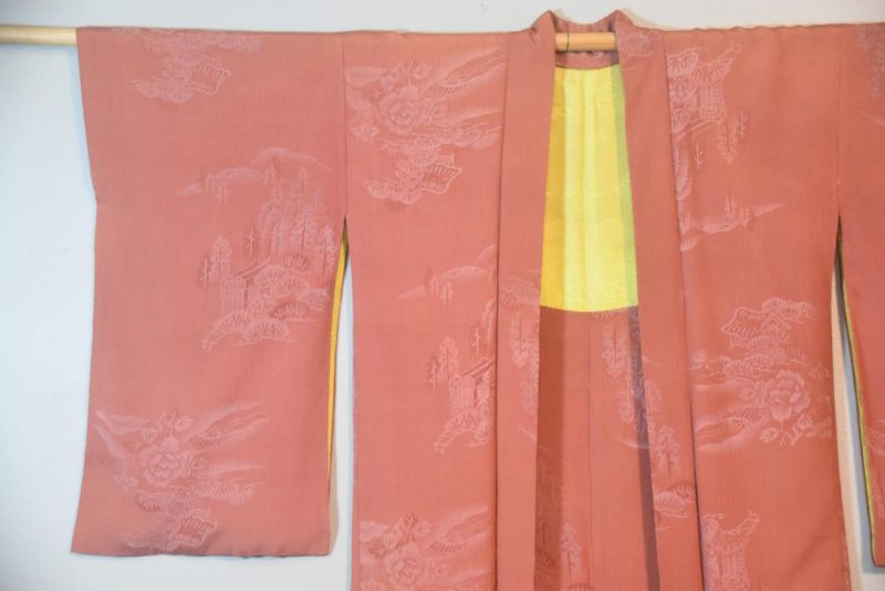 Long Blushing Rose Japanese Vintage Haori Jacket - Image 4