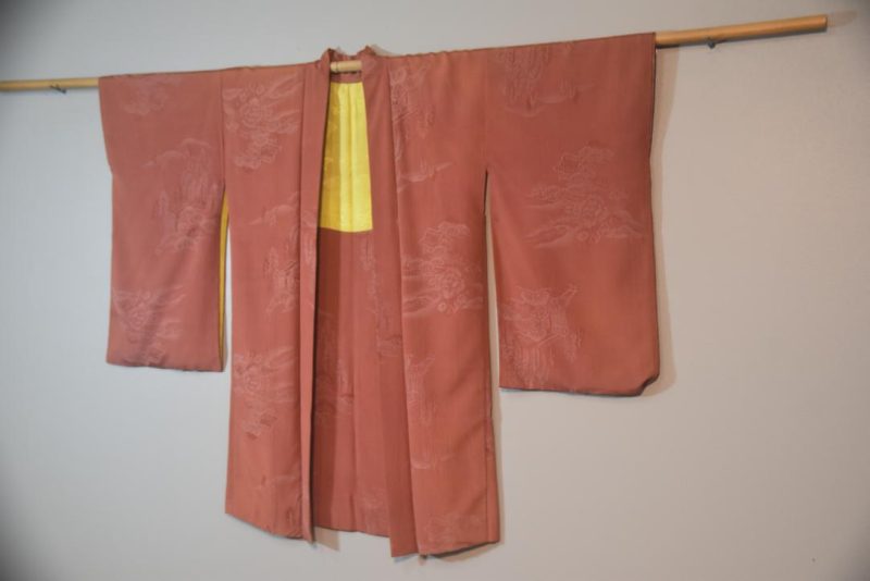 Long Blushing Rose Japanese Vintage Haori Jacket - Image 5