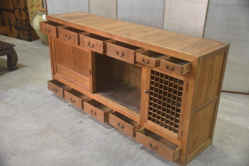 Gifu Region Mizuya Dansu Kitchen Chest Sideboard Width:1790mm - Image 8