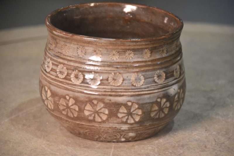 Japanese Pottery Incense Burner Width:120mm