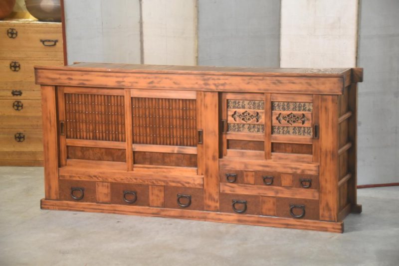 Kyoto Region Mizuya Dansu Kitchen Chest Sideboard Width:1890mm