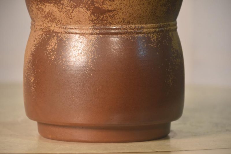 Japanese Bizen Mizuzashi Urn Width:140mm - Image 4