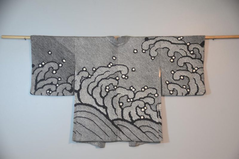 Tsunami Wave Japanese Vintage Haori Jacket