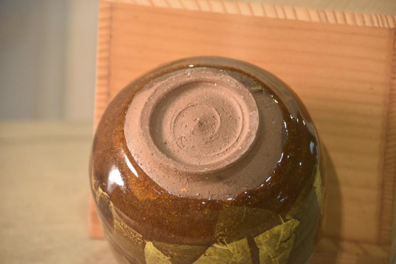 Chawan Tea Bowl in a Wooden box Width:110mm - Image 3