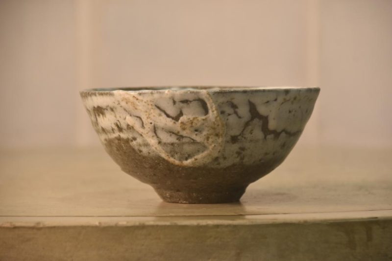 Chawan Tea Bowl in a Wooden box Width:140mm