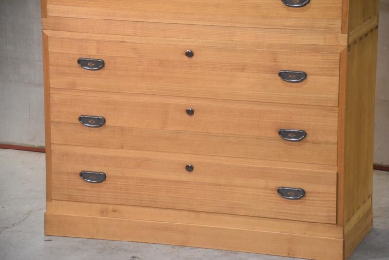 Japanese Vintage Wedding Chest (3 Sections) Width:1000mm - Image 15