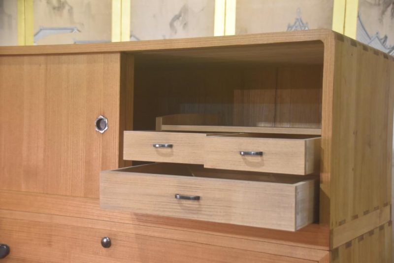 Japanese Vintage Wedding Chest (3 Sections) Width:1000mm - Image 11
