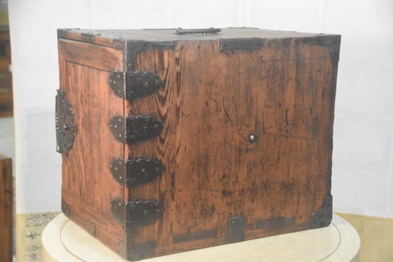 Japanese Edo Period Funa Dansu Ship's Chest Width:390mm - Image 6