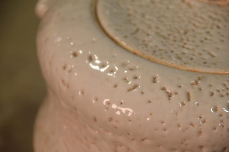 Shino Pottery Mizuzashi Width:190mm - Image 2