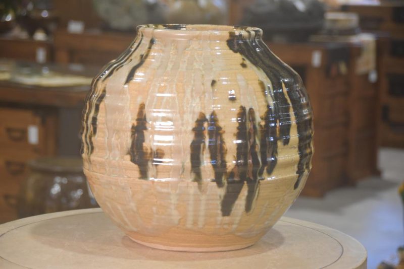 Mashiko Pottery Vase Height:360mm ON HOLD BOB - Image 8
