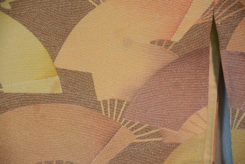Japanese Fans Silk Vintage Haori - Image 6