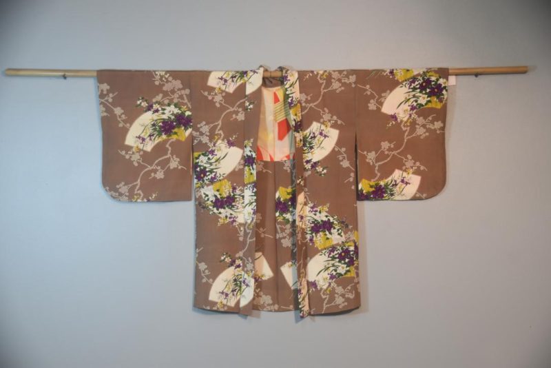 Mocha Magic Japanese Silk Vintage Haori