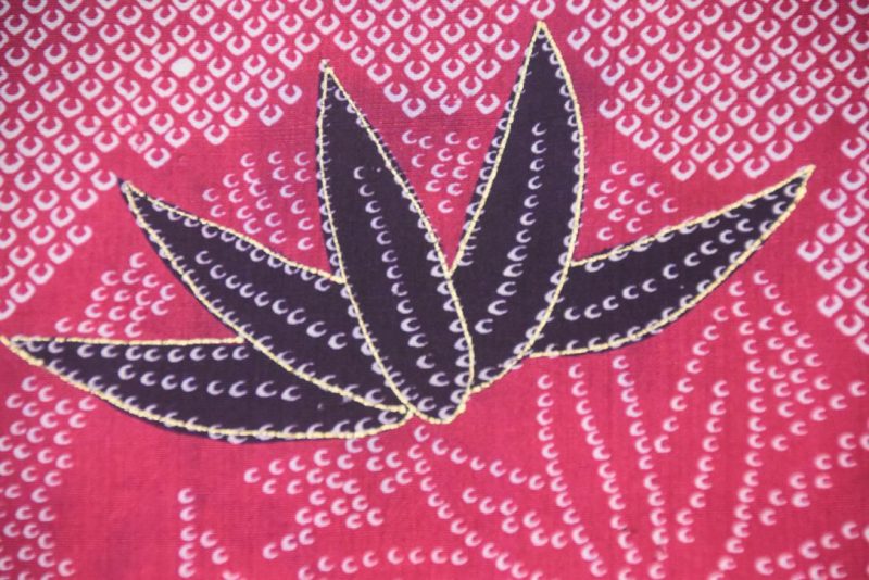Flash of Pink Japanese Shibori Design Haori - Image 3