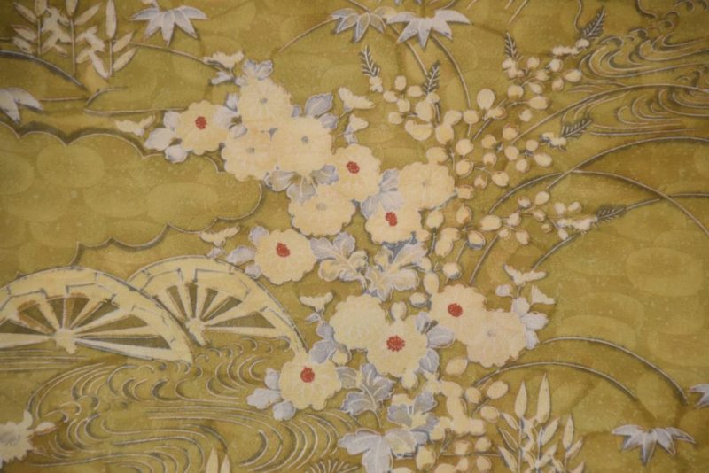 Japanese Butterscotch Silk Vintage Haori - Image 3