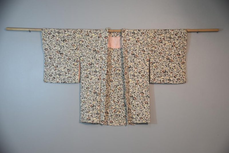 Japanese Floral Silk Vintage Haori