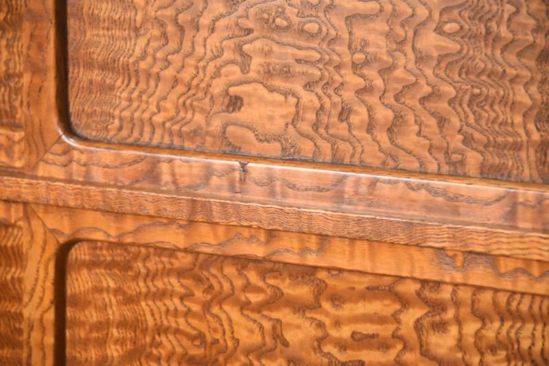 Burled Mulberry Chadansu Tea Utensil Chest Width:810mm - Image 11