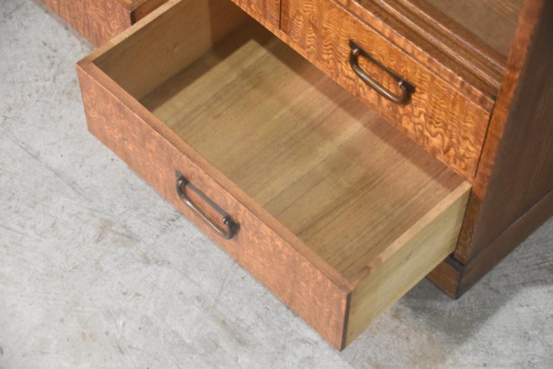 Burled Mulberry Chadansu Tea Utensil Chest Width:810mm - Image 6