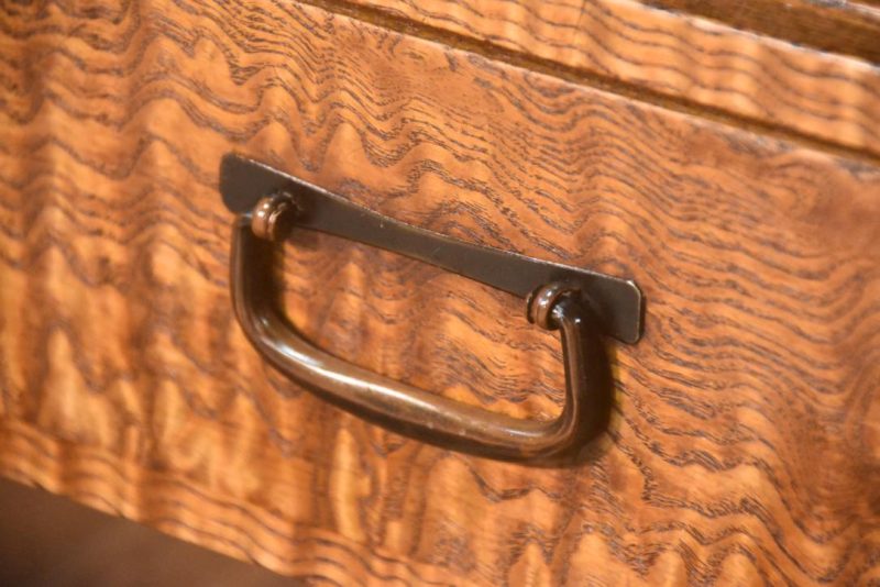 Burled Mulberry Chadansu Tea Utensil Chest Width:810mm - Image 7