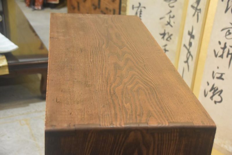 Burled Mulberry Chadansu Tea Utensil Chest Width:810mm - Image 5