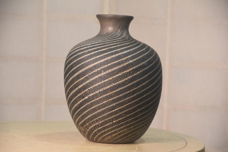 Japanese Art Glass Vase Height:255mm - Image 8