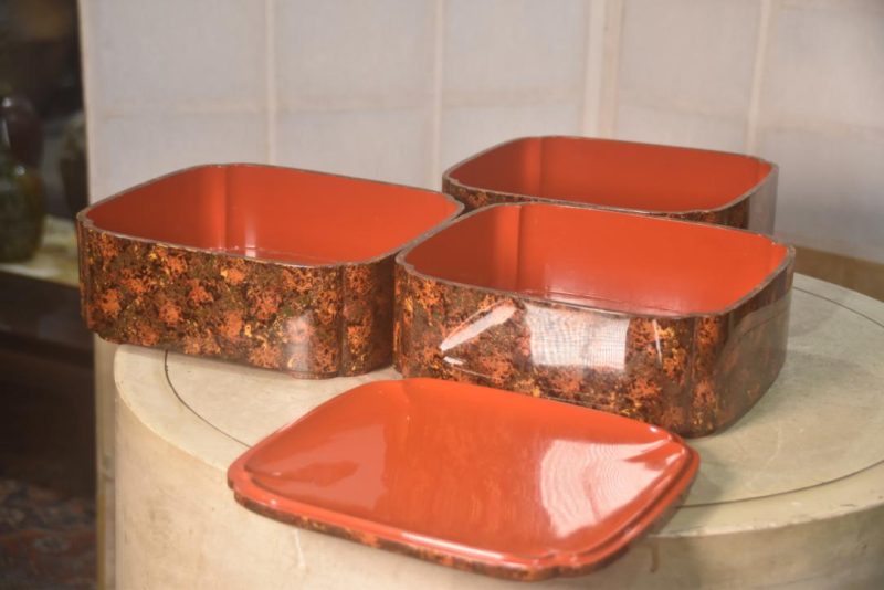 Japanese Wakasa Lacquered Jubako Width:250mm - Image 7