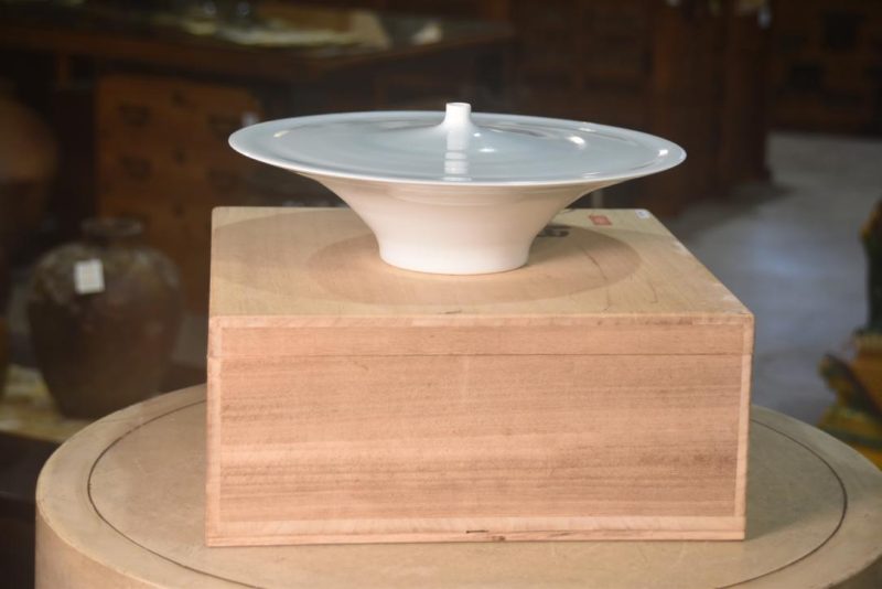 Japanese Seiji Celadon Vase Width:330mm - Image 6