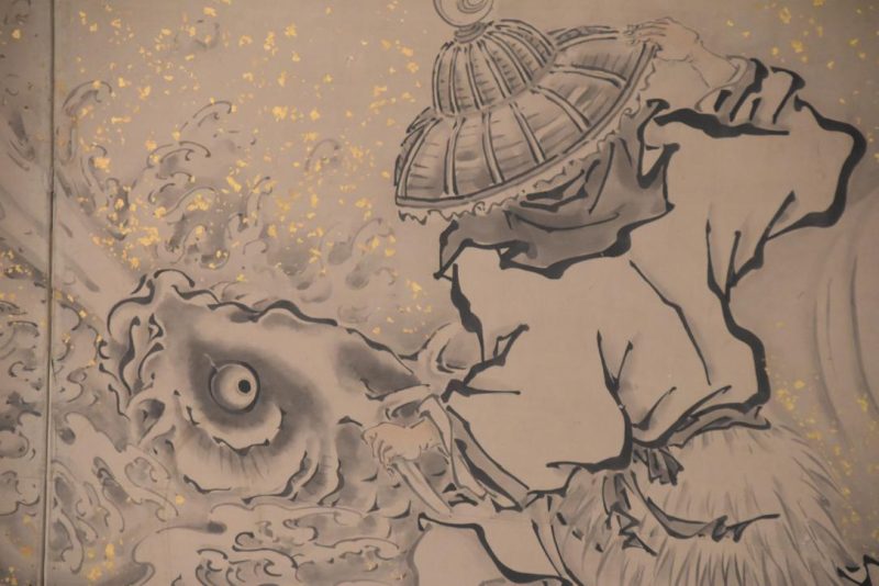 Kano School Japanese Ink Brush Dragon Screen Width:3620mm - Image 3