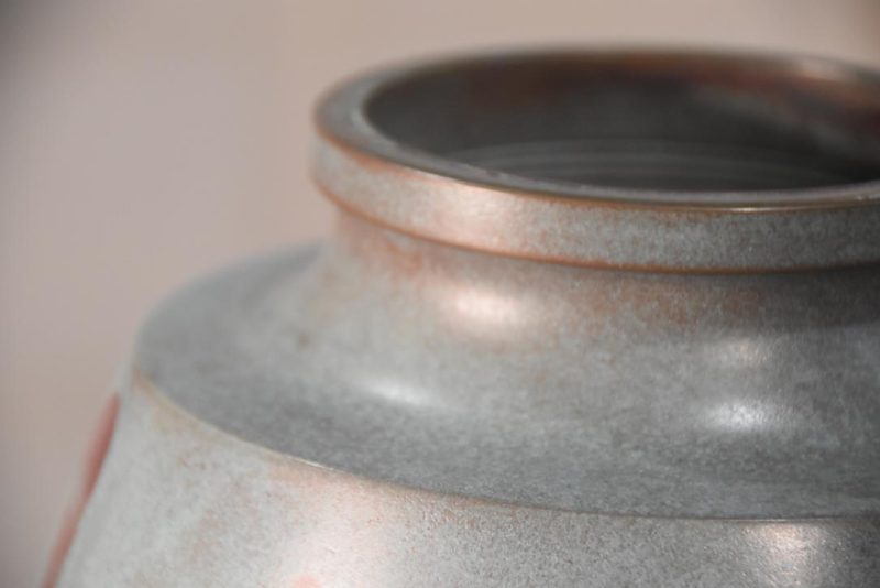 Japanese Seido Bronze Vase by Hannaya Kankei Width:210mm - Image 4
