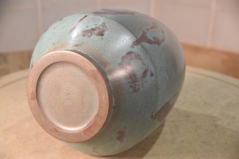 Japanese Seido Bronze Vase by Hannaya Kankei Width:210mm - Image 3
