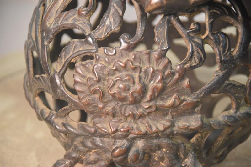 Japanese Cast Bronze Lion Dog Shishi Width:520mm - Image 5