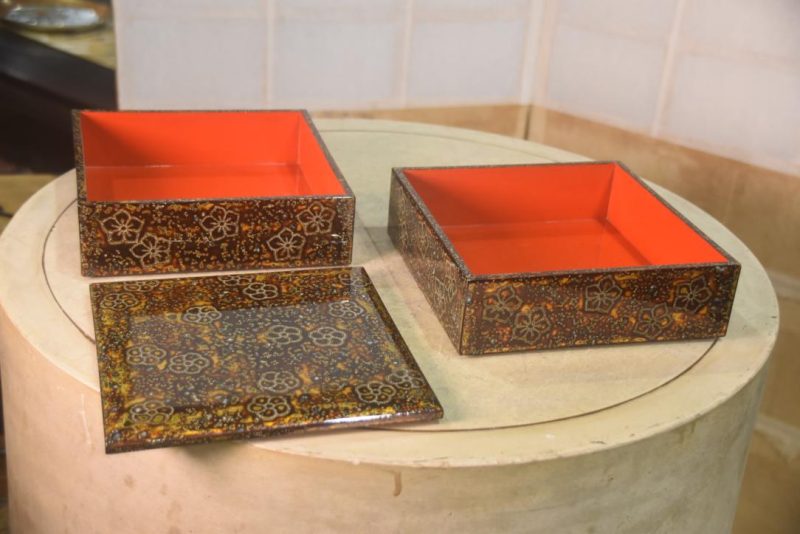 Japanese Wakasa Lacquered Jubako Width:200mm - Image 4
