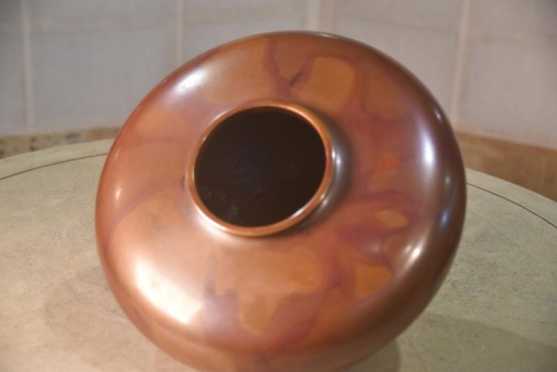 Murashido Bronze Vase Width:240mm - Image 5
