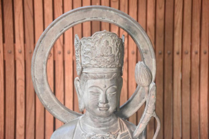 Japanese Bronze Kannon (Quanyin) the Goddess of Mercy Height:1480mm - Image 2