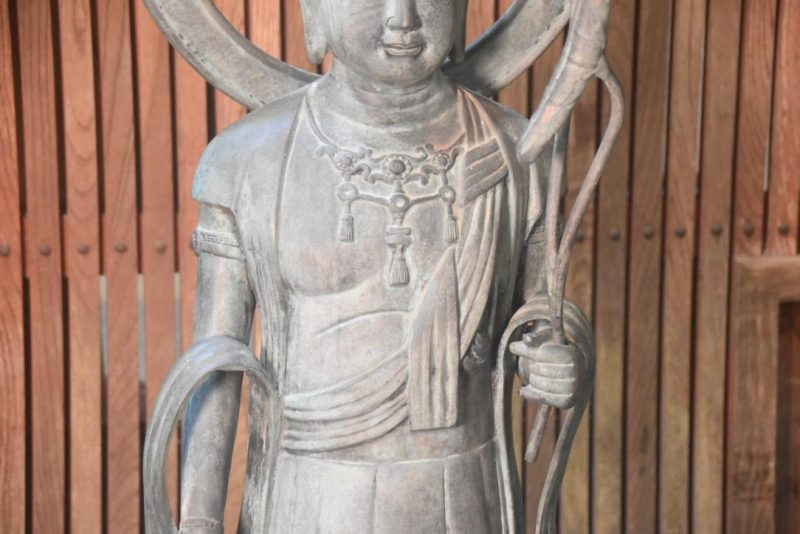 Japanese Bronze Kannon (Quanyin) the Goddess of Mercy Height:1480mm - Image 8