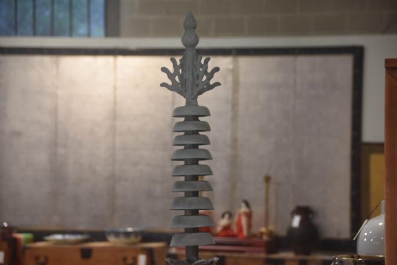 Japanese Bronze 5 Story Pagoda Height:1840mm - Image 8