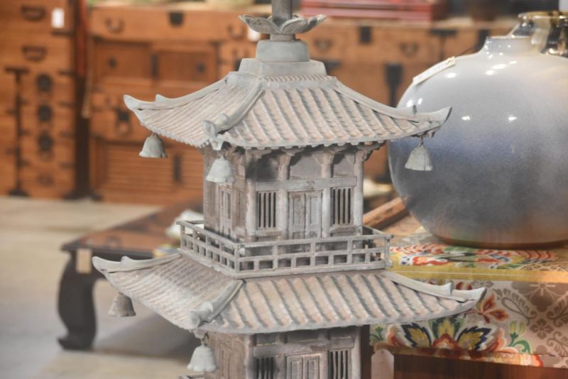 Japanese Bronze 5 Story Pagoda Height:1840mm - Image 6