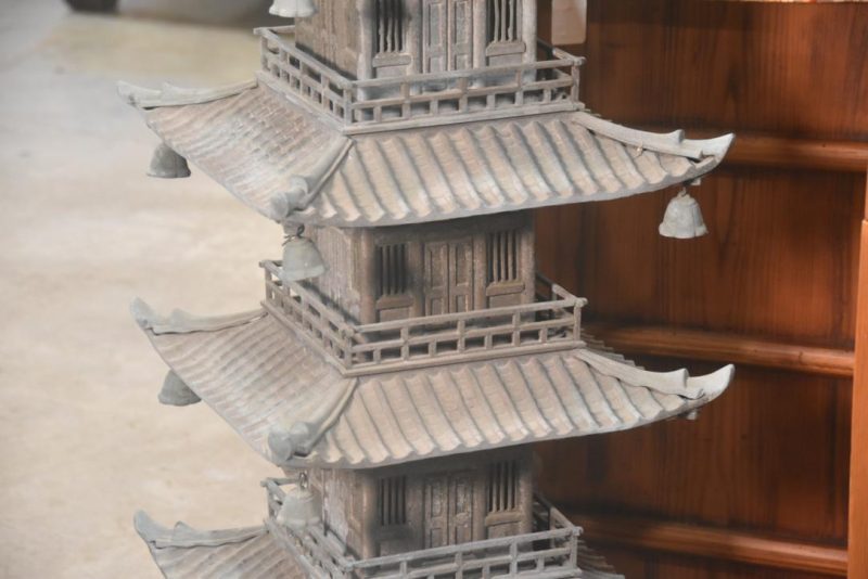 Japanese Bronze 5 Story Pagoda Height:1840mm - Image 5