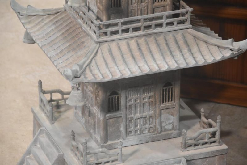 Japanese Bronze 5 Story Pagoda Height:1840mm - Image 4
