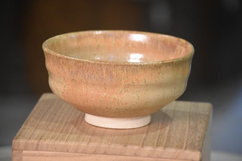 Chawan Tea Bowl in a Wooden box Width:122mm