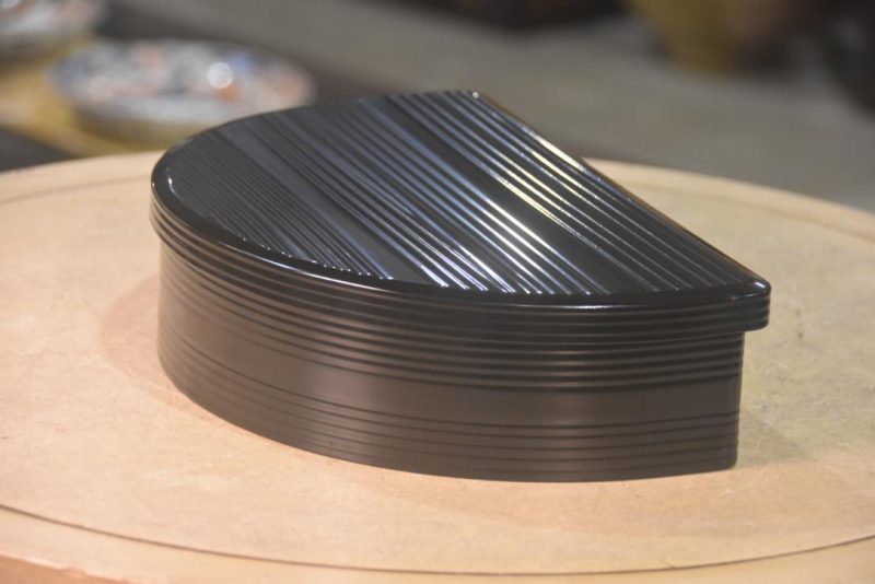 Black Lacquer Bento Box Width:310mm
