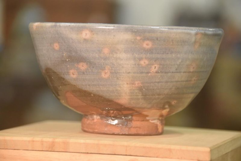 Chawan Tea Bowl in a Wooden box Width:140mm - Image 8