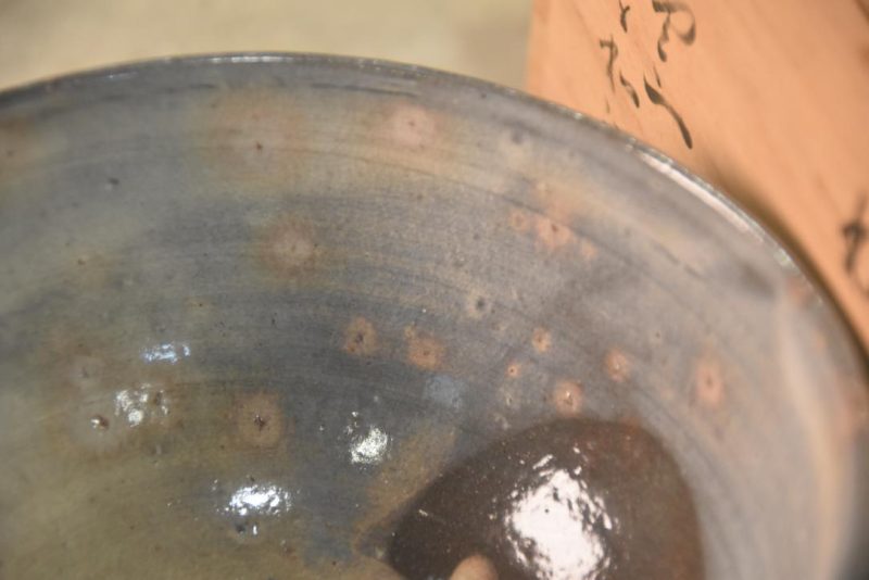 Chawan Tea Bowl in a Wooden box Width:140mm - Image 2