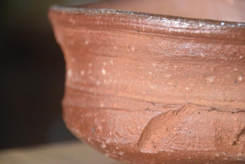 Wabi Sabi Chawan Tea Bowl in a Wooden box Width:147mm - Image 2