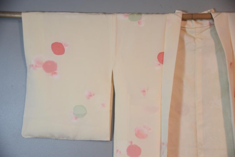Buttercream Silk Japanese Vintage Haori Jacket - Image 3