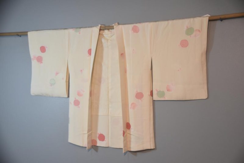 Buttercream Silk Japanese Vintage Haori Jacket - Image 4