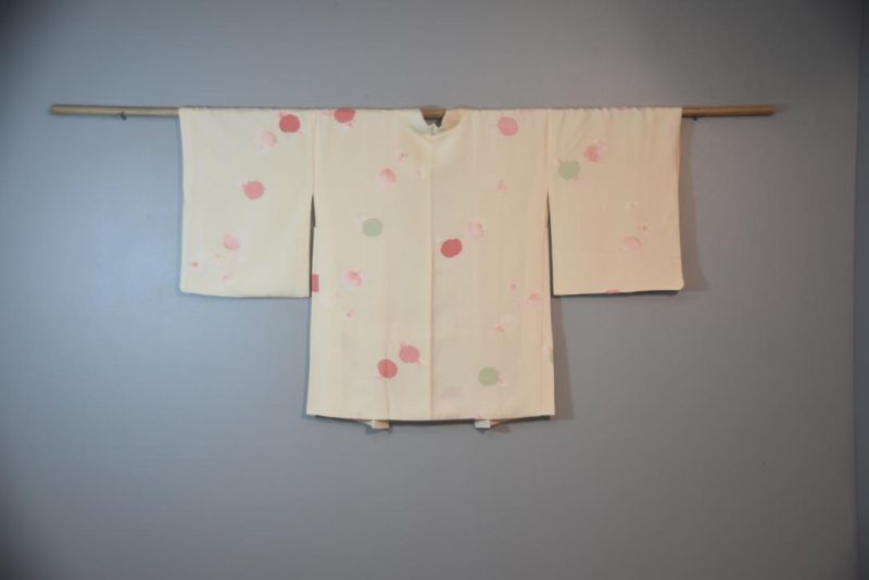 Buttercream Silk Japanese Vintage Haori Jacket - Image 5