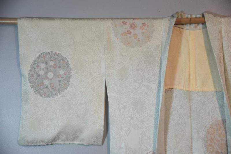 Lightly Mint Silk Japanese Vintage Haori Jacket - Image 3