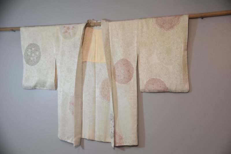 Lightly Mint Silk Japanese Vintage Haori Jacket - Image 4