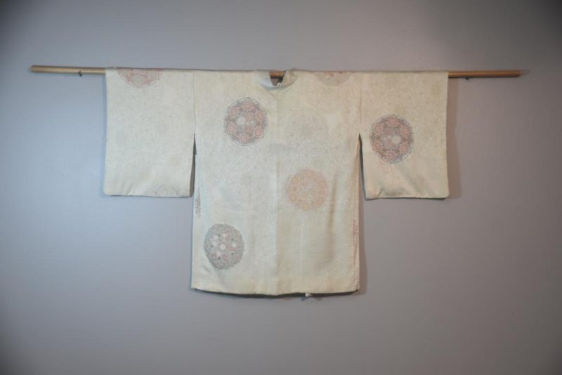 Lightly Mint Silk Japanese Vintage Haori Jacket - Image 5
