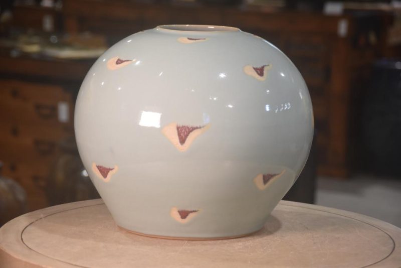 Studio Pottery Vase Height:330mm
